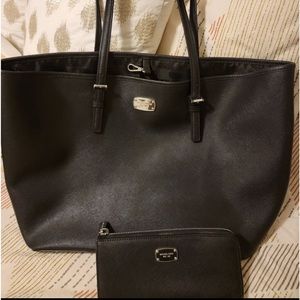 Michael Kors tote and wallet